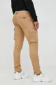 Nohavice Calvin Klein Jeans hnedá