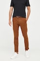 United Colors of Benetton pantaloni 4TZFUF012.0E9 maro AW22