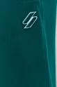зелений Бавовняні спортивні штани Superdry