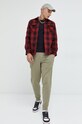 Superdry spodnie dresowe bawełniane M7010815A.GWK zielony AW22
