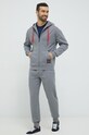 Bavlnené tepláky HUGO 50478941 sivá AW22