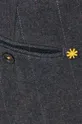 szary Manuel Ritz spodnie z domieszką wełny