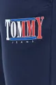 granatowy Tommy Jeans spodnie dresowe bawełniane