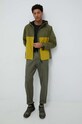 Manšestrové kalhoty Jack Wolfskin 1507561 zelená AW22