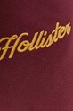 Tepláky Hollister Co. burgundské KI334.2970.510