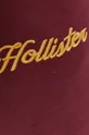 bordowy Hollister Co. spodnie dresowe