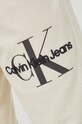 Bombažen spodnji del trenirke Calvin Klein Jeans bež J30J322565.9BYY
