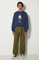 Gramicci pantaloni in cotone Gramicci Pant G102.OGT verde SS25