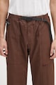 Bavlnené nohavice Gramicci hnedá G105.OGT