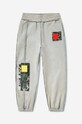 Βαμβακερό παντελόνι A-COLD-WALL* Relaxed Cubist Pants γκρί ACWMB157