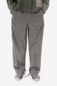 gri A-COLD-WALL* pantaloni de bumbac Cotton Drawcord Trousers De bărbați