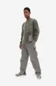 Bavlněné kalhoty A-COLD-WALL* Cotton Drawcord Trousers šedá