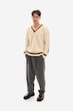 Μάλλινο παντελόνι Marni PUMU0017U1.UTW970.00N80 γκρί AW22