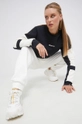 белый Хлопковые спортивные штаны Ellesse