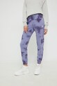 Odzież Converse spodnie dresowe 10024520.A02 fioletowy