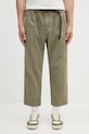Памучен панталон Gramicci Loose Tapered Pant зелен G103.OGT