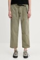 Gramicci pantaloni de bumbac Loose Tapered Pant G103.OGT verde SS25