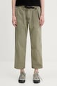 Памучен панталон Gramicci Loose Tapered Pant G103.OGT зелен SS25
