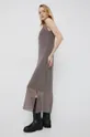 γκρί Μεταξωτό φόρεμα Calvin Klein Γυναικεία