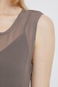 Calvin Klein sukienka jedwabna K20K204291.9BYY szary