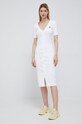 Šaty Calvin Klein Jeans J20J219068.9BYY biela