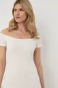 λευκό Φόρεμα από συνδυασμό μεταξιού Guess