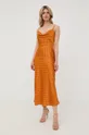 Φόρεμα Guess πορτοκαλί