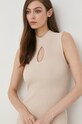 Guess sukienka beżowy W2YK63.Z2U00