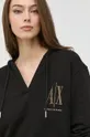 crna Pamučna haljina Armani Exchange