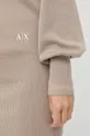 Vunena haljina Armani Exchange Ženski