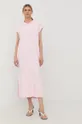 Βαμβακερό φόρεμα BOSS  Εφαρμογή: 100% Βαμβάκι