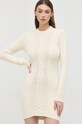 Odzież Patrizia Pepe sukienka 8A0998.K037 beżowy