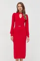 Φόρεμα Twinset κόκκινο