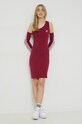 adidas Originals sukienka II6109 bordowy AW22