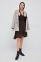 Pepe Jeans sukienka PL953136.885 brązowy AW22