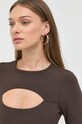 Guess sukienka LANA brązowy WBBK86.KB9E2