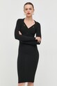 Guess sukienka czarny W2BK28.Z2V42