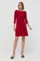 Μάλλινο φόρεμα MAX&Co. κόκκινο