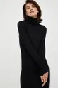 crna Vunena haljina Calvin Klein