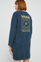 Vans rochie din bumbac bleumarin VN0A7RN160Q1