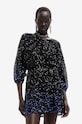 Рокля Desigual трикотаж черен 22WWVW64