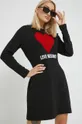 Φόρεμα Love Moschino μαύρο