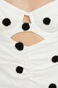 For Love & Lemons sukienka lniana CD2683.SU22 biały