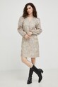 Šaty Bruuns Bazaar BBW3097 sivá AW22