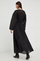 Samsoe Samsoe sukienka F22300222 czarny AW22