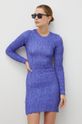 Samsoe Samsoe rochie F22300201 violet AW22