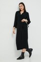 Sisley rochie 4B5FLV01Y.100 negru AW22