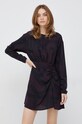 Šaty Sisley 4T64LV01V.63F fialová AW22