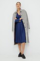 United Colors of Benetton sukienka 4ZVYDV01Z.37C granatowy AW22