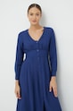 United Colors of Benetton sukienka granatowy 4ZVYDV01Z.37C